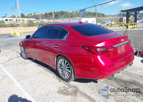 2021 Infiniti Q50 Luxe из США, поврежденный, VIN JN1EV7BP9MM701017